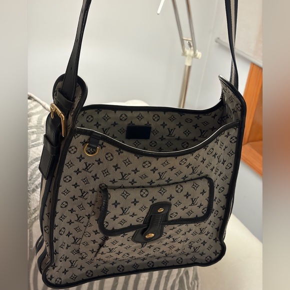 Authentic LOUIS VUITTON Monogram Mini
Buzas Marie Kate Bag Blue - Picture 4 of 12